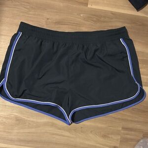 Athletic Works Athletic Shorts with Blue and White Trim